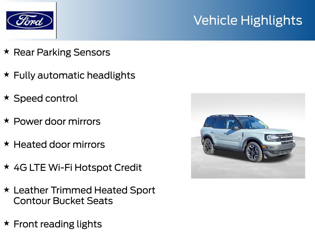 Certified 2023 Ford Bronco Sport Outer Banks AWD/4WD image 19