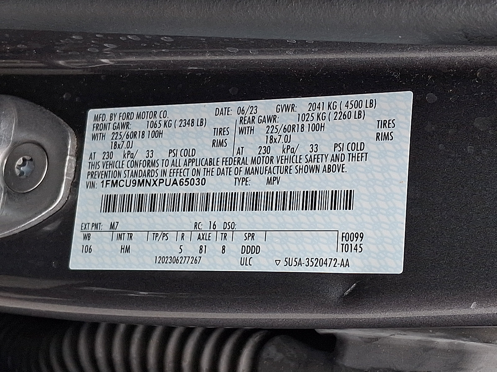Certified 2023 Ford Escape ST-Line w/ Tech Pack #1 AWD/4WD image 28