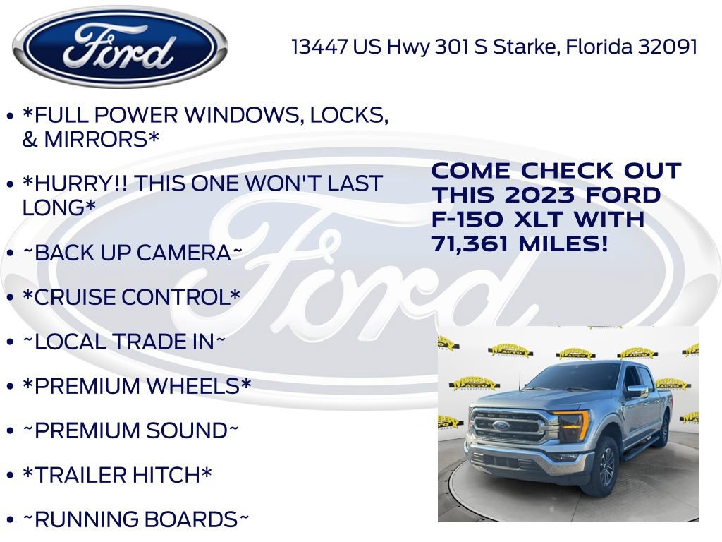 Certified 2023 Ford F150 XLT RWD image 12