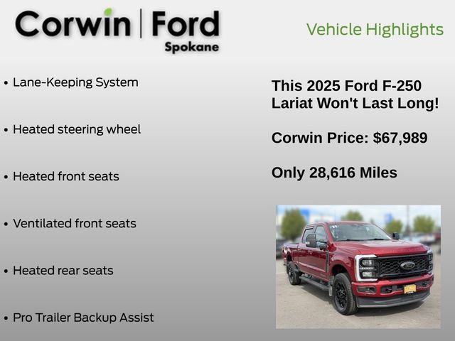 Certified 2025 Ford F250 Lariat w/ Lariat Ultimate Package AWD/4WD image 31