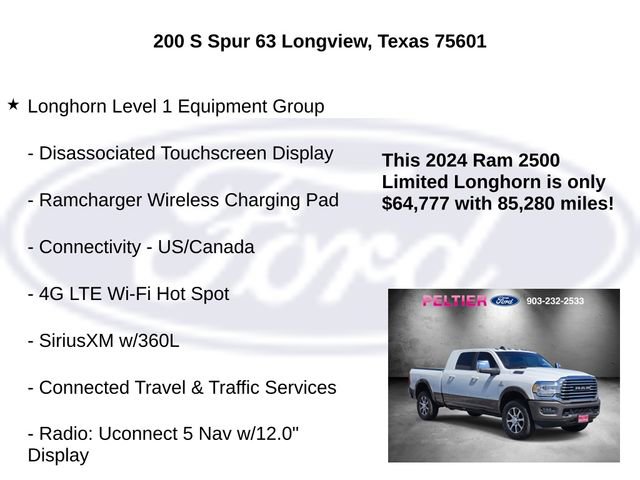 Used 2024 RAM 2500 Limited w/ Towing Technology Group image 15