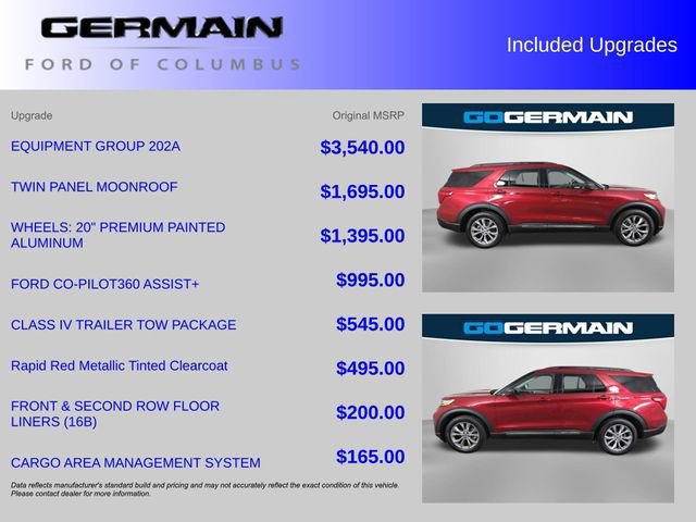 Certified 2023 Ford Explorer XLT w/ Equipment Group 202A image 4