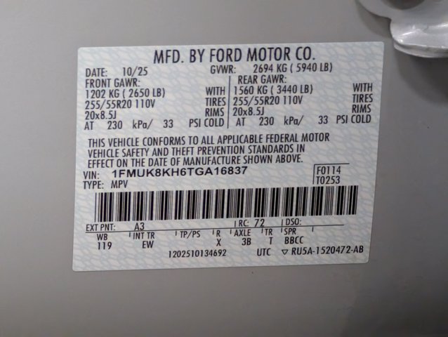 Certified 2026 Ford Explorer ST-Line AWD/4WD image 23