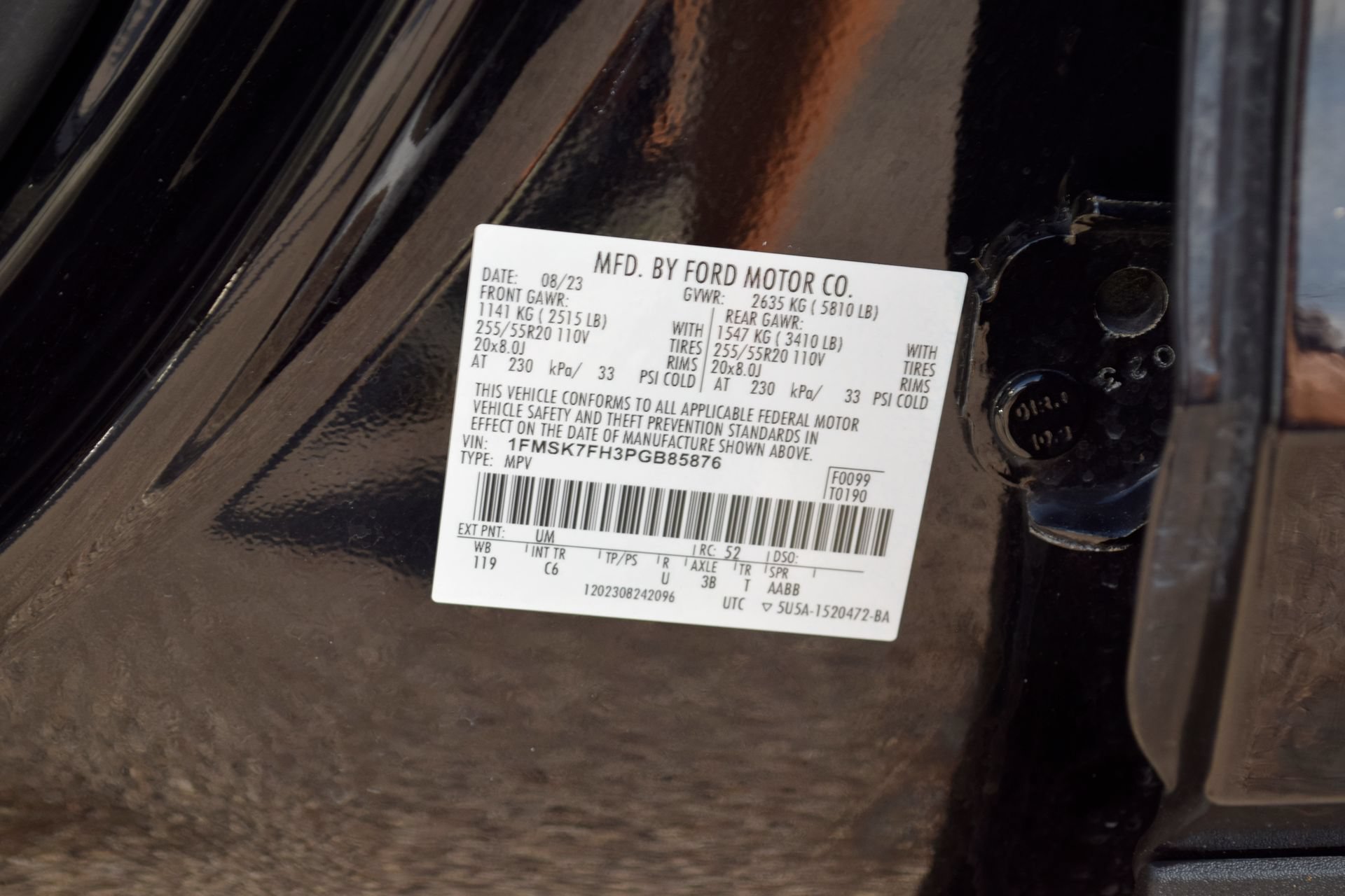 Certified 2023 Ford Explorer Limited w/ Limited Technology Package RWD image 28