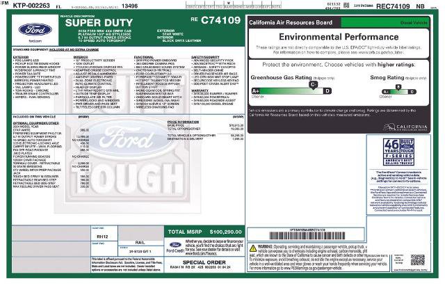 Certified 2024 Ford F350 Platinum AWD/4WD image 6