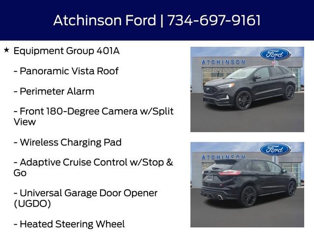 Certified 2022 Ford Edge ST w/ Equipment Group 401A image 12