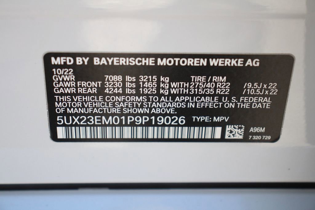 Used 2023 BMW X7 xDrive40i w/ M Sport Package image 31