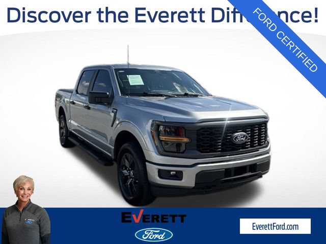 Certified 2025 Ford F150 STX w/ Equipment Group 200A AWD/4WD 360° Tour