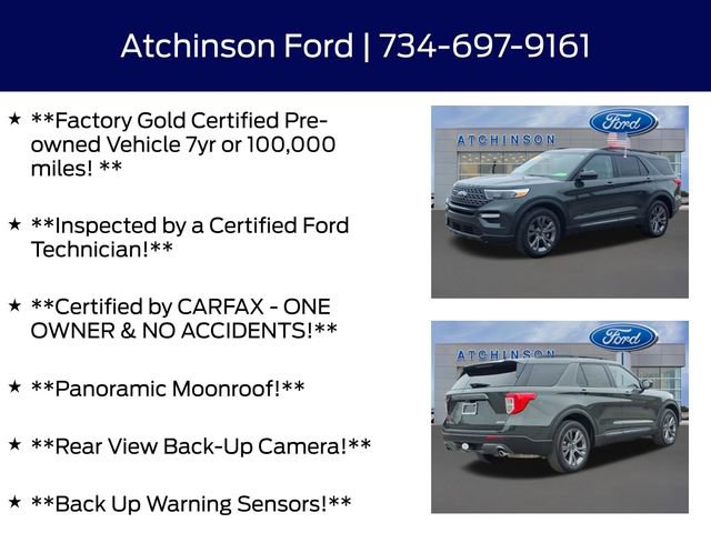 Certified 2023 Ford Explorer XLT w/ Equipment Group 202A image 5
