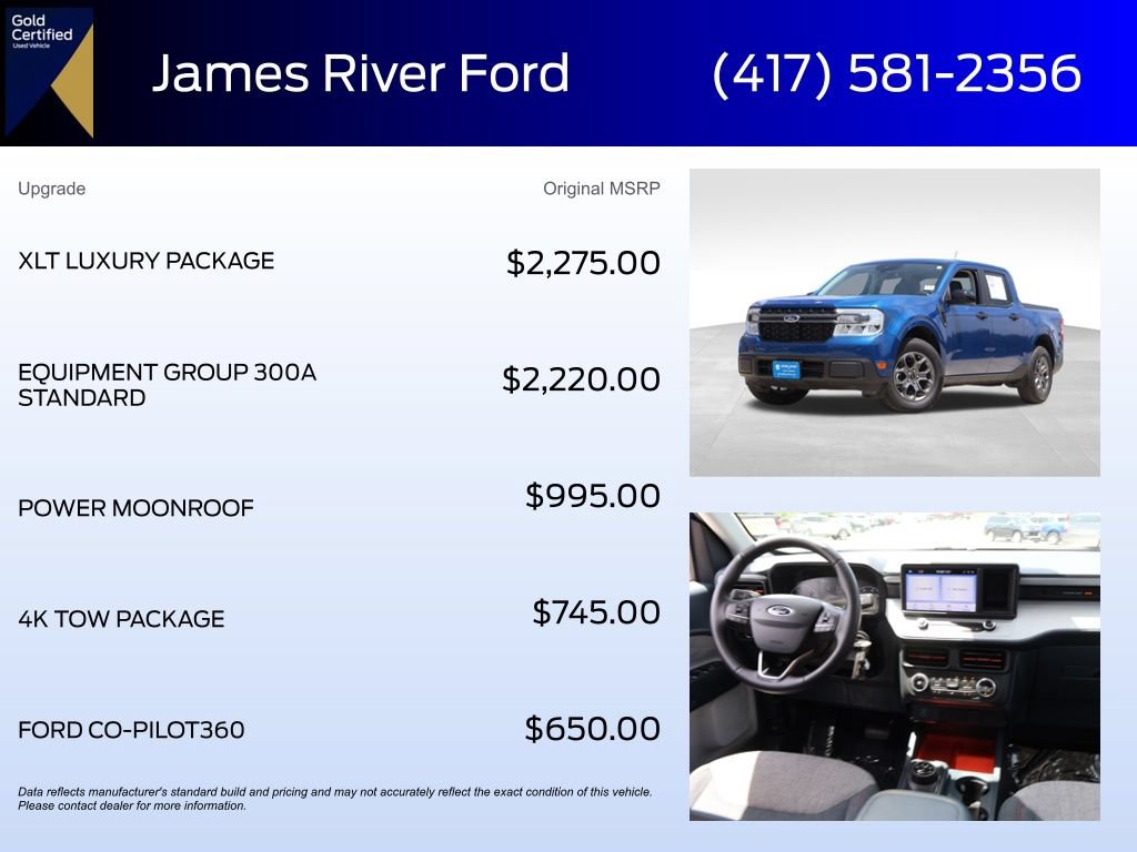 Certified 2024 Ford Maverick XLT w/ XLT Luxury Package AWD/4WD image 6