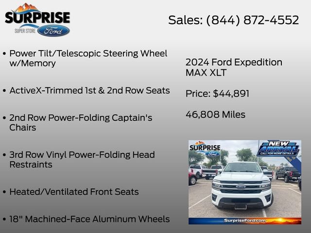 Certified 2024 Ford Expedition Max XLT AWD/4WD image 25