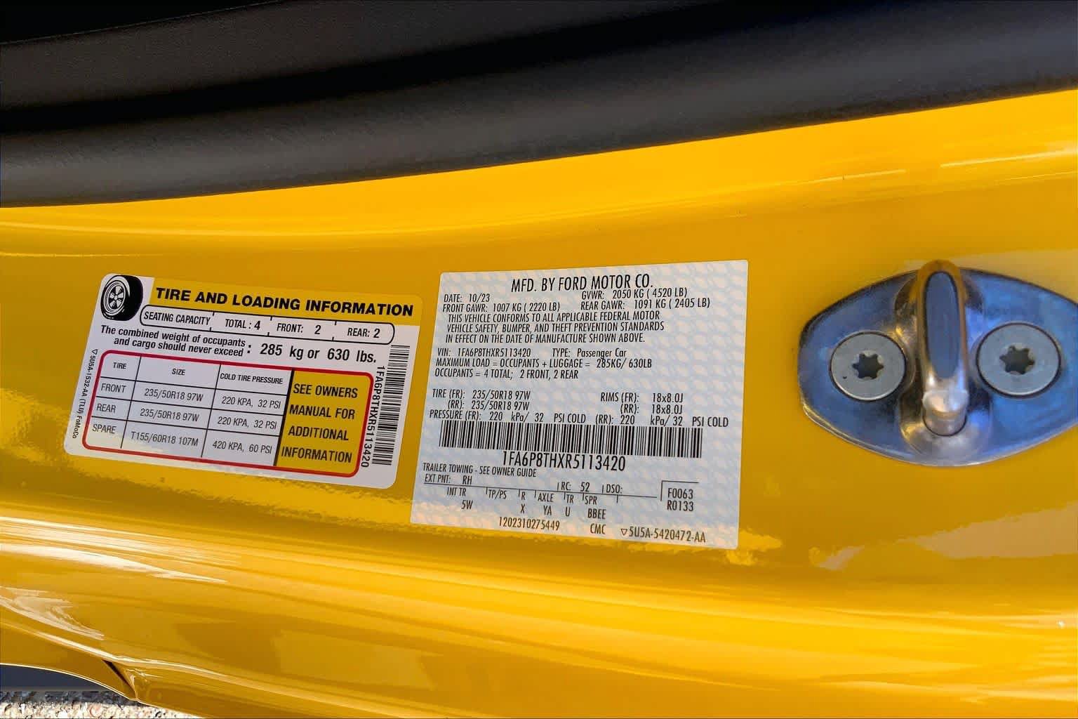 Certified 2024 Ford Mustang Premium RWD image 37