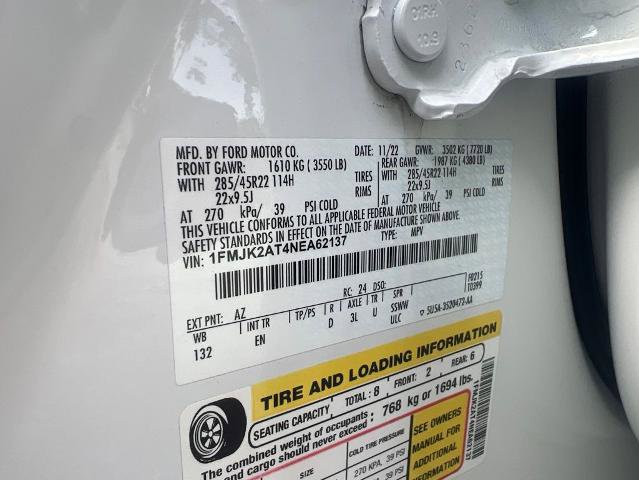 Certified 2022 Ford Expedition Max Limited AWD/4WD image 14