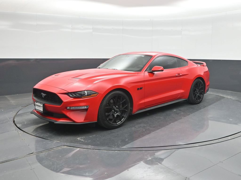 Certified 2019 Ford Mustang Premium w/ Ecoboost Performance Package RWD image 1