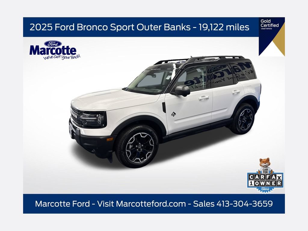 Certified 2025 Ford Bronco Sport Outer Banks w/ Outer Banks Tech Package+