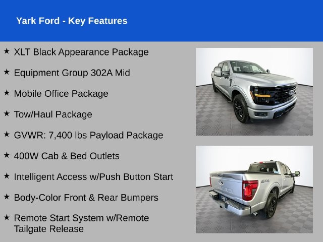 Certified 2024 Ford F150 XLT w/ Equipment Group 302A MID AWD/4WD image 2