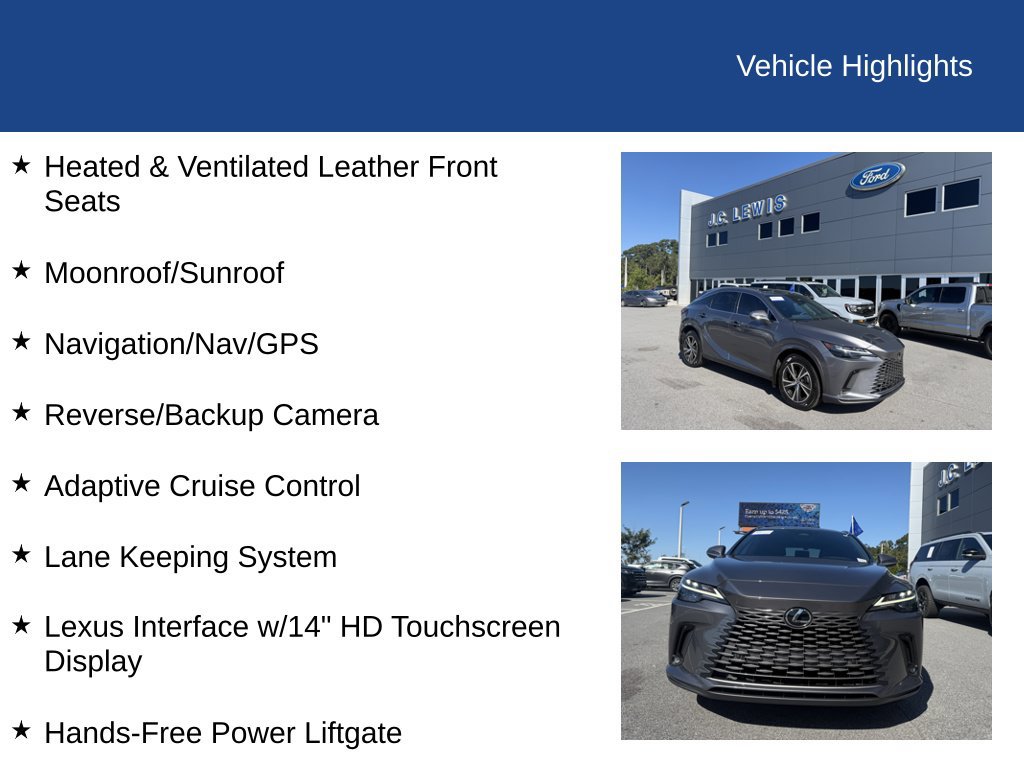 Used 2023 Lexus RX 350 Premium Plus w/ Accessory Package AWD/4WD image 27