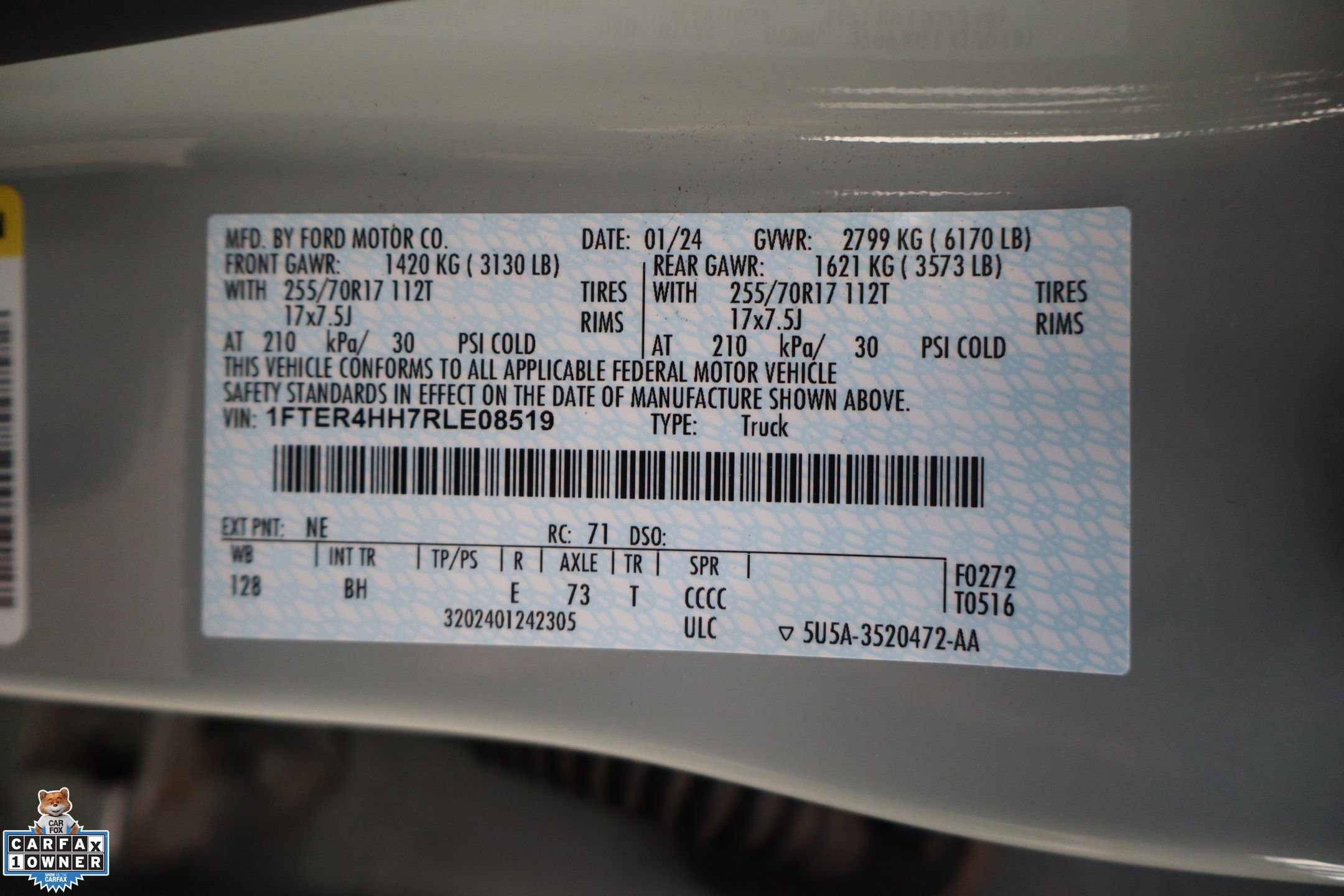 Certified 2024 Ford Ranger XLT w/ FX4 Off-Road Package AWD/4WD image 33