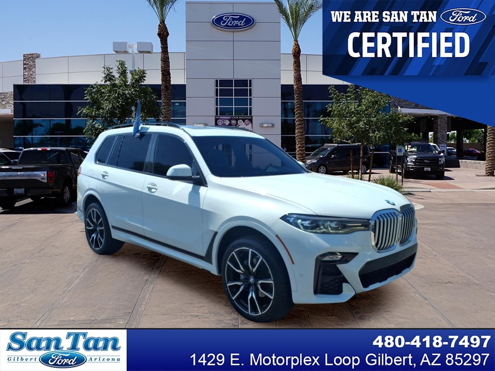Used 2021 BMW X7 xDrive40i w/ M Sport Package AWD/4WD image 1
