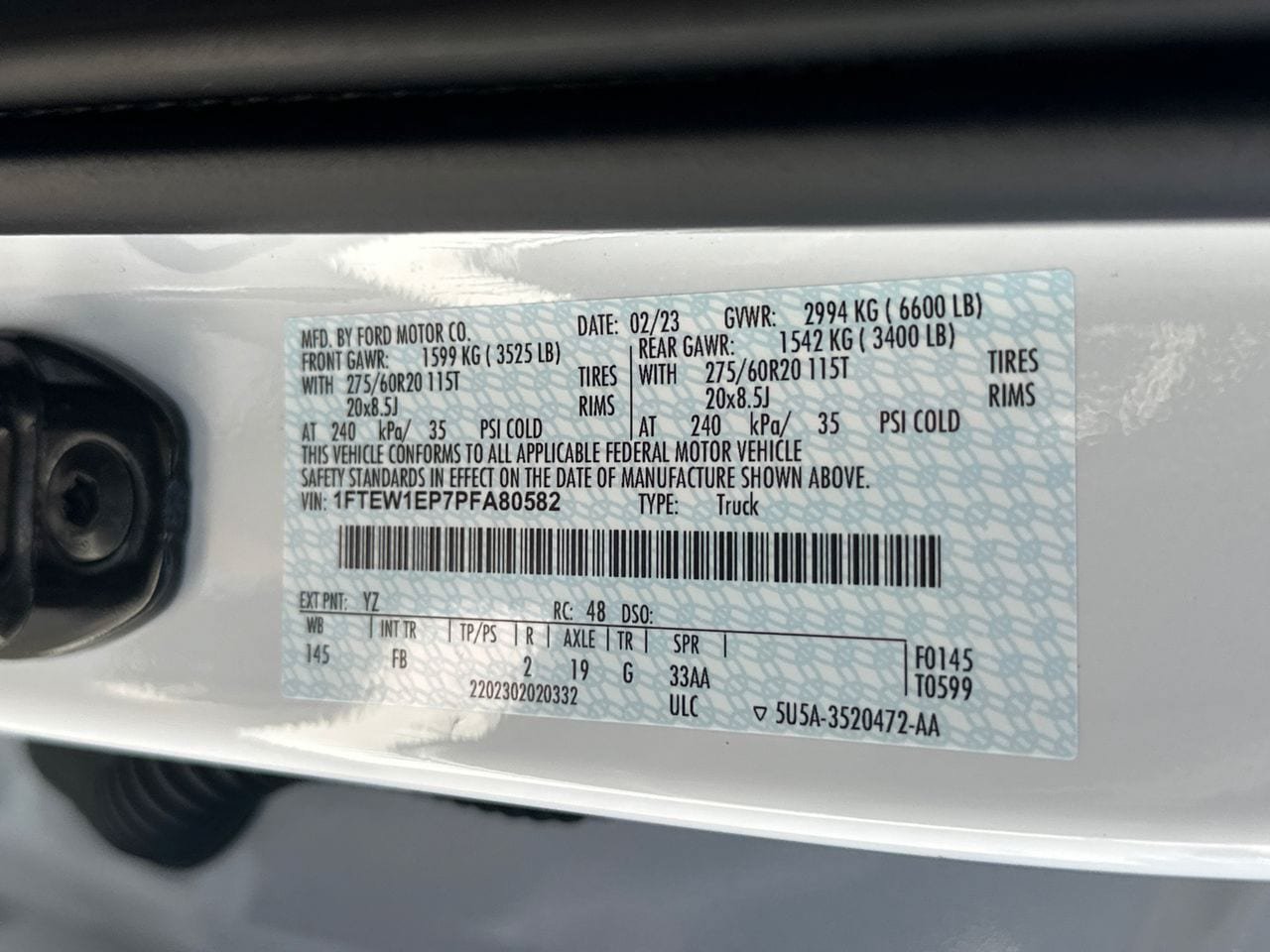 Certified 2023 Ford F150 XLT w/ Equipment Group 302A High AWD/4WD image 35