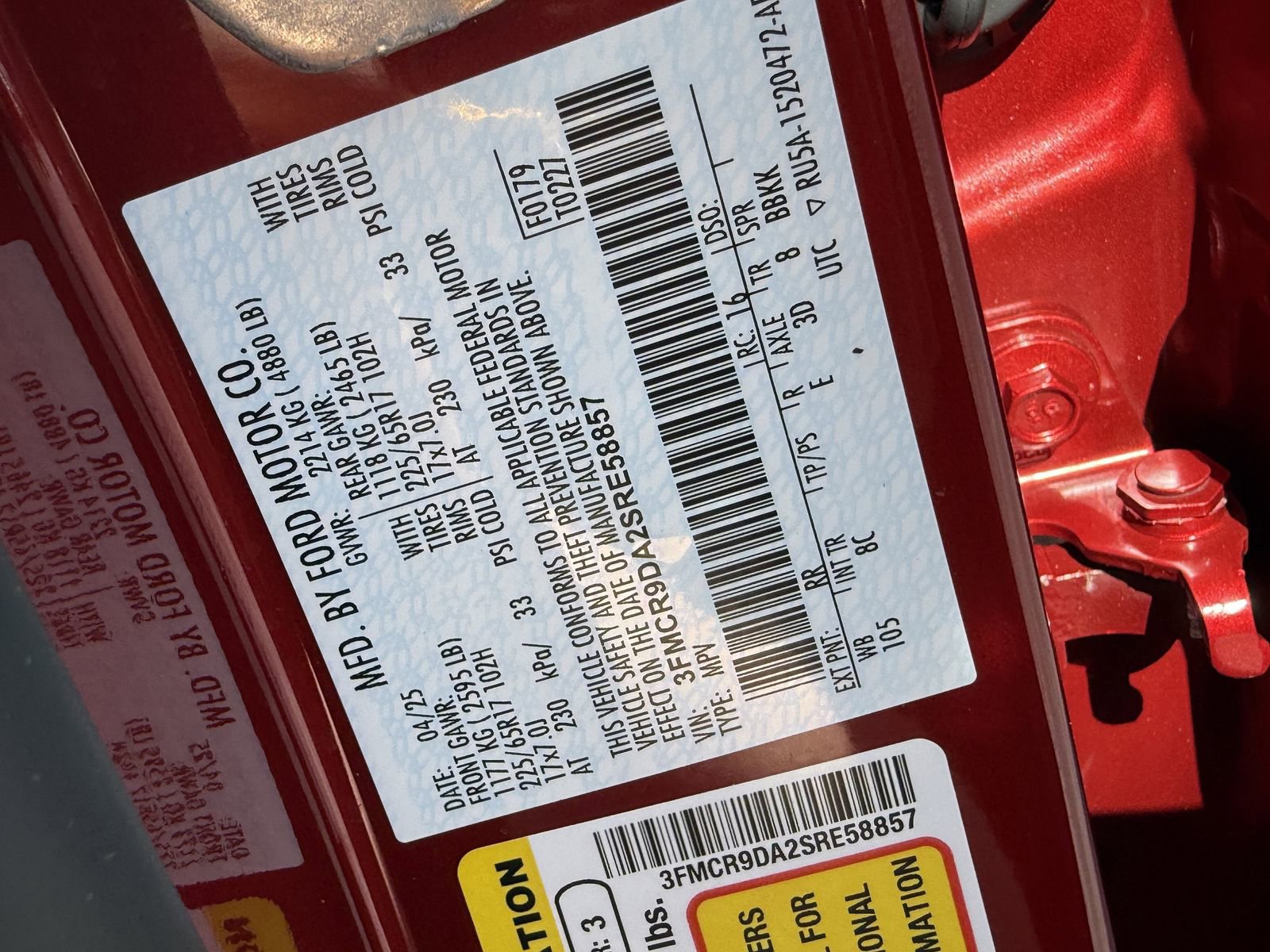 Certified 2025 Ford Bronco Sport Badlands image 35