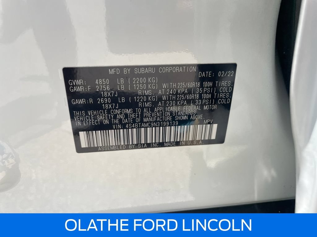 Used 2022 Subaru Outback Limited AWD/4WD image 21