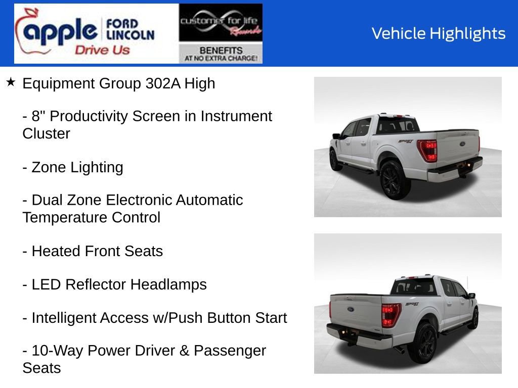 Certified 2023 Ford F150 XLT w/ Equipment Group 302A High image 14