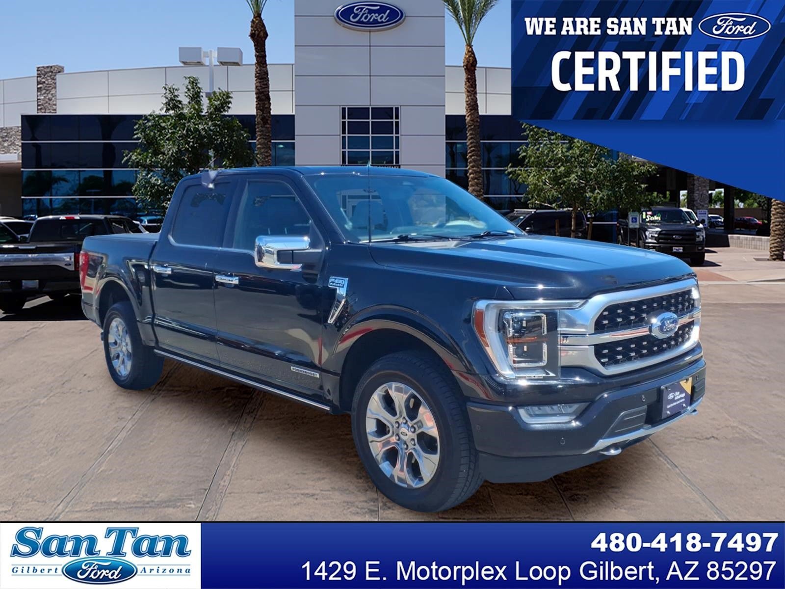 Certified 2023 Ford F150 Platinum w/ Equipment Group 701A High