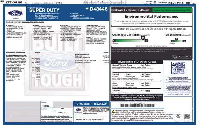 Certified 2024 Ford F250 XL w/ Snow Plow Prep Package AWD/4WD image 10