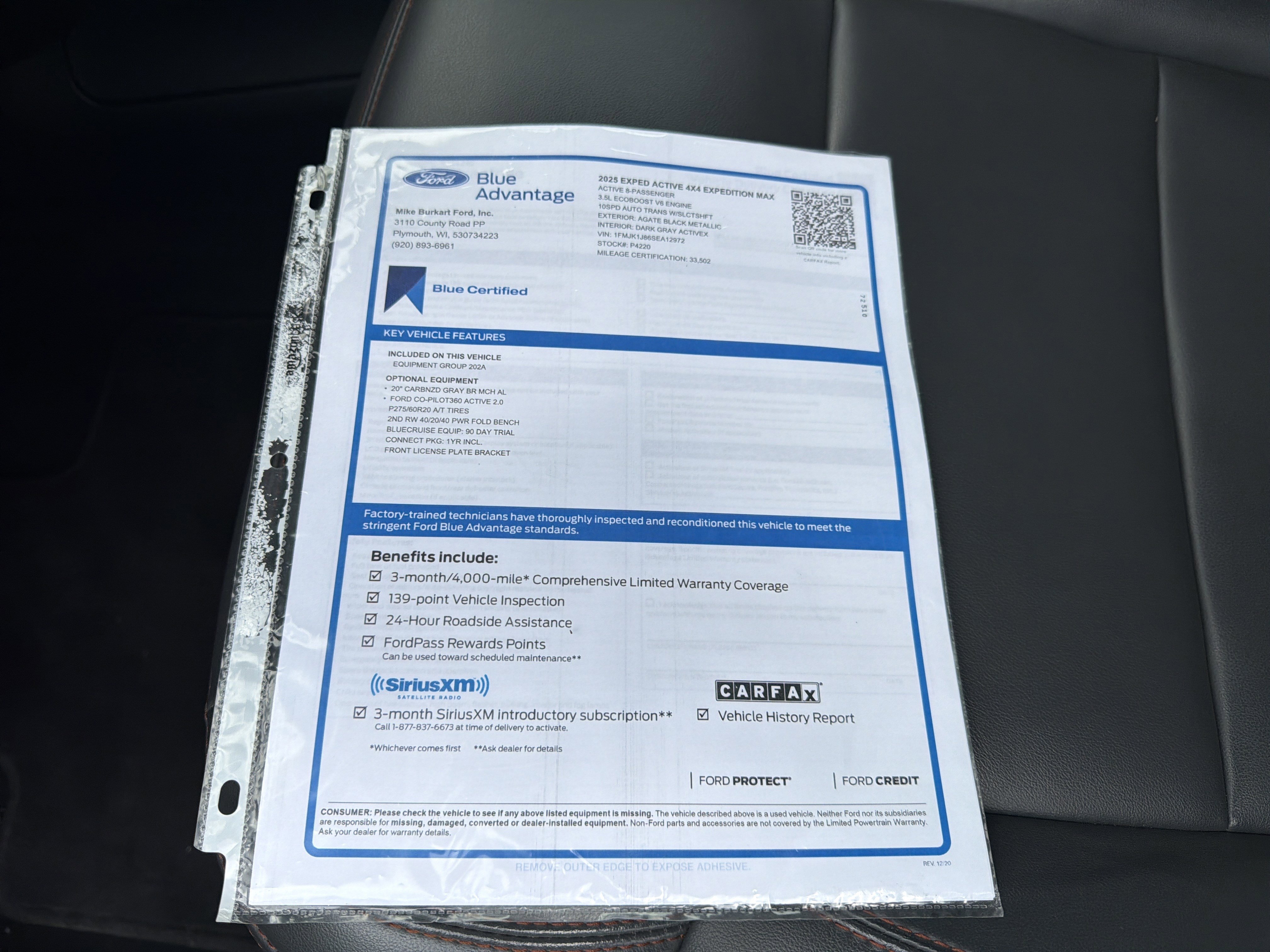 Certified 2025 Ford Expedition Max Active AWD/4WD image 71