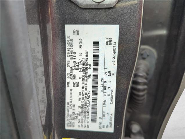 Certified 2020 Ford Ranger XLT w/ Equipment Group 301A Mid image 29