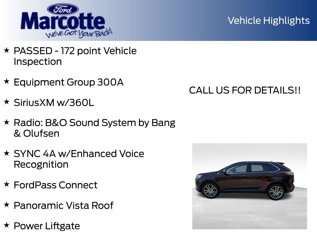 Certified 2022 Ford Edge Titanium AWD/4WD image 9