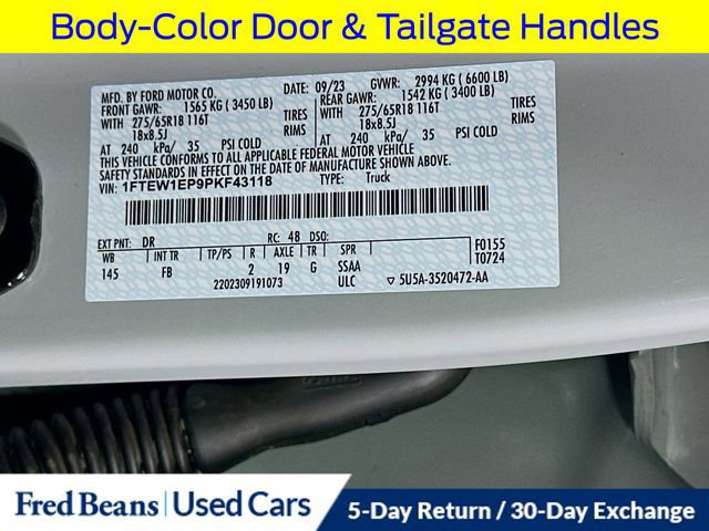 Certified 2023 Ford F150 XLT w/ Equipment Group 302A High image 38