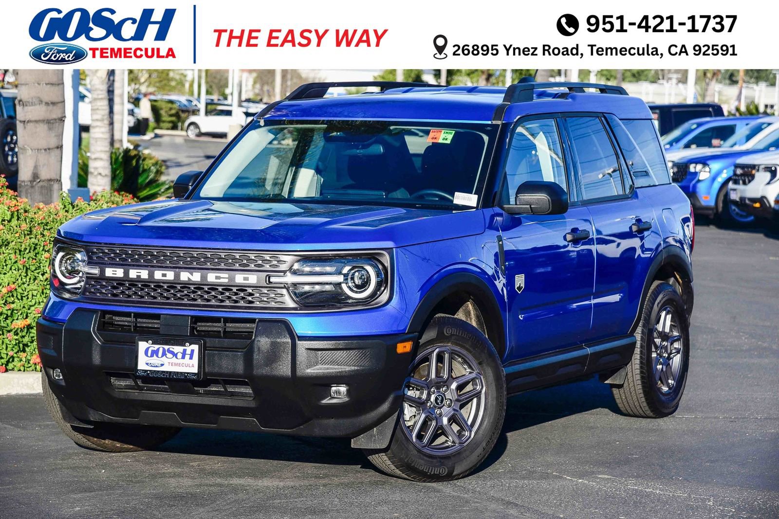 Certified 2025 Ford Bronco Sport Big Bend w/ Convenience Package image 1