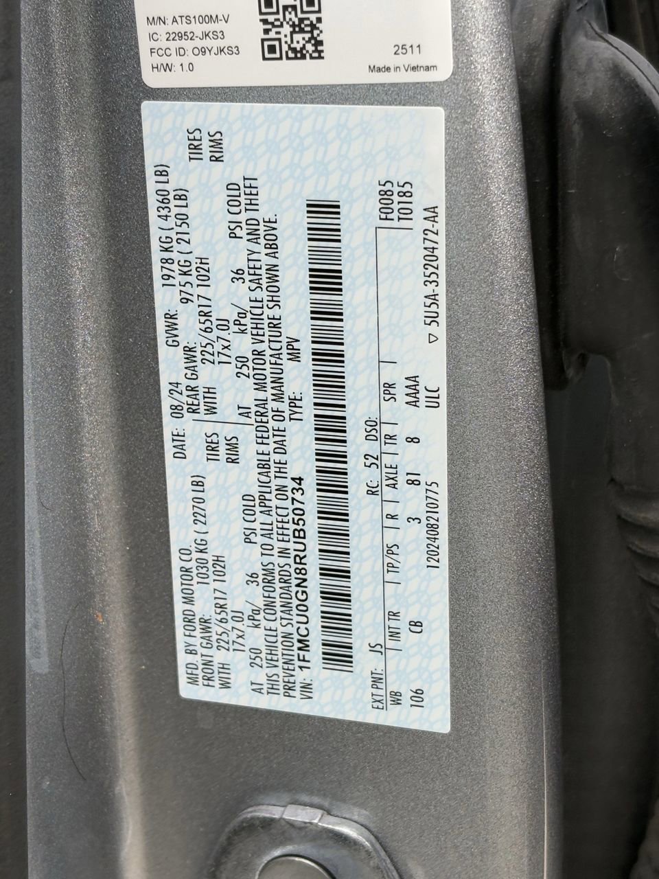 Certified 2024 Ford Escape Active image 29