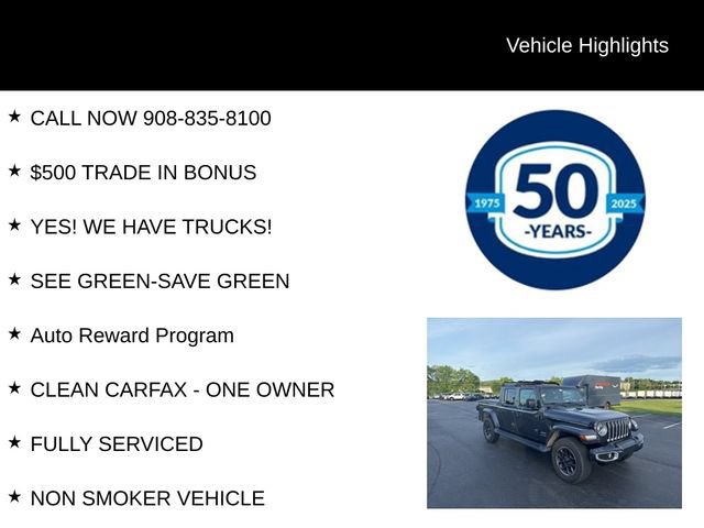 Used 2022 Jeep Gladiator Overland w/ LED Lighting Group AWD/4WD image 5