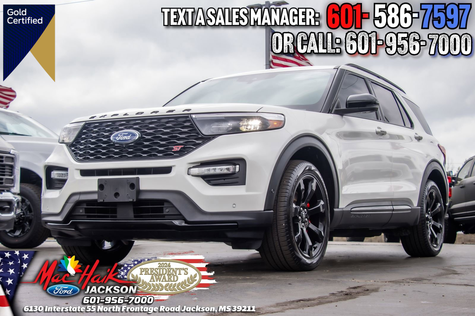 Certified 2021 Ford Explorer ST w/ Equipment Group 401A image 1