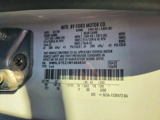 Certified 2021 Ford Transit Connect XL image 25