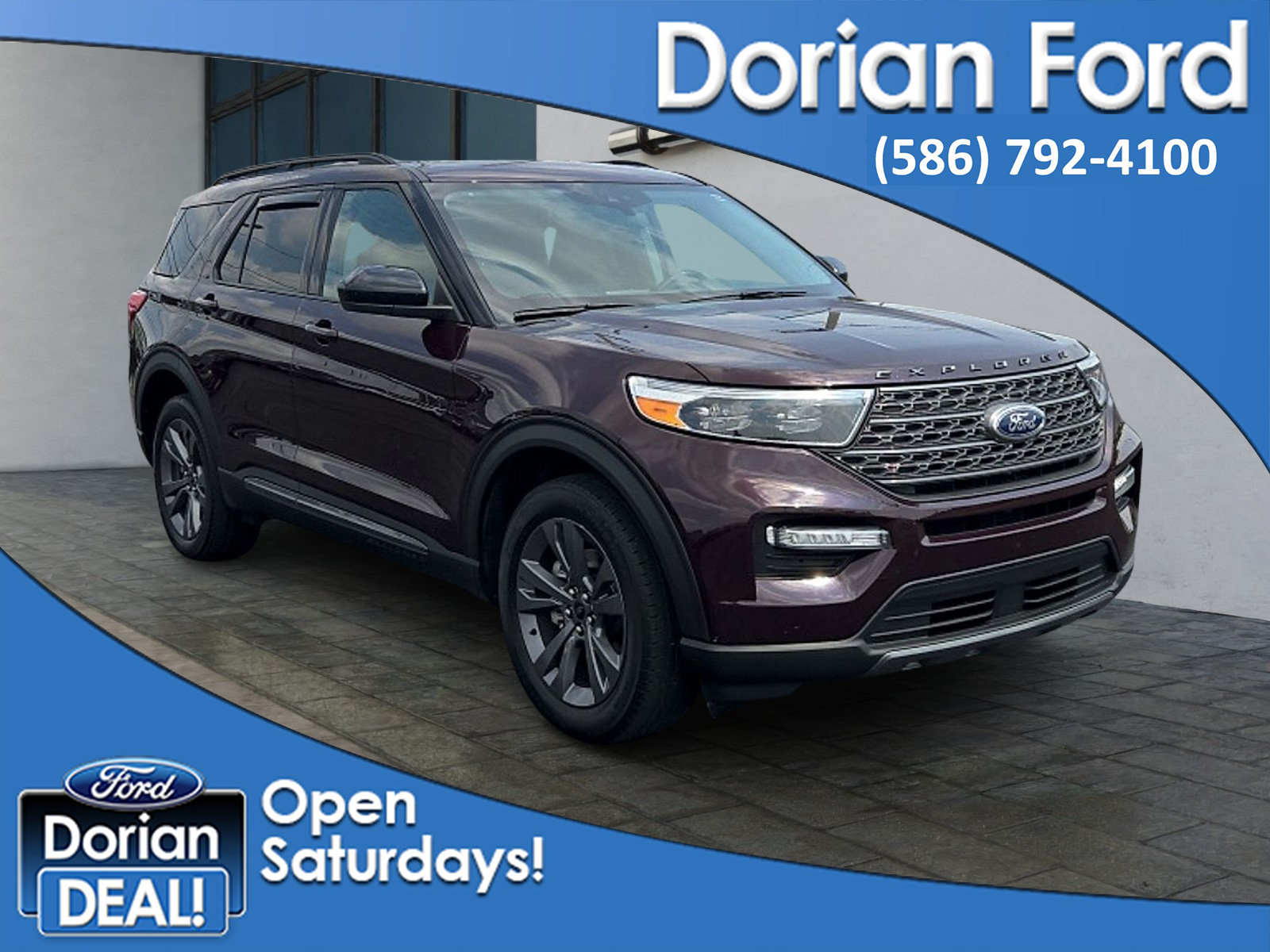 Certified 2023 Ford Explorer XLT w/ Equipment Group 202A AWD/4WD image 1