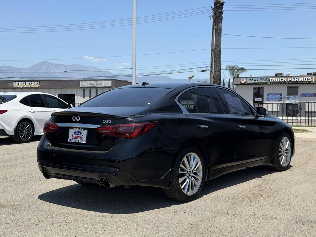 Used 2023 INFINITI Q50 Luxe w/ Cargo Package RWD image 8