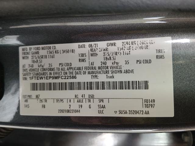 Certified 2021 Ford F150 XLT w/ Equipment Group 302A High image 19