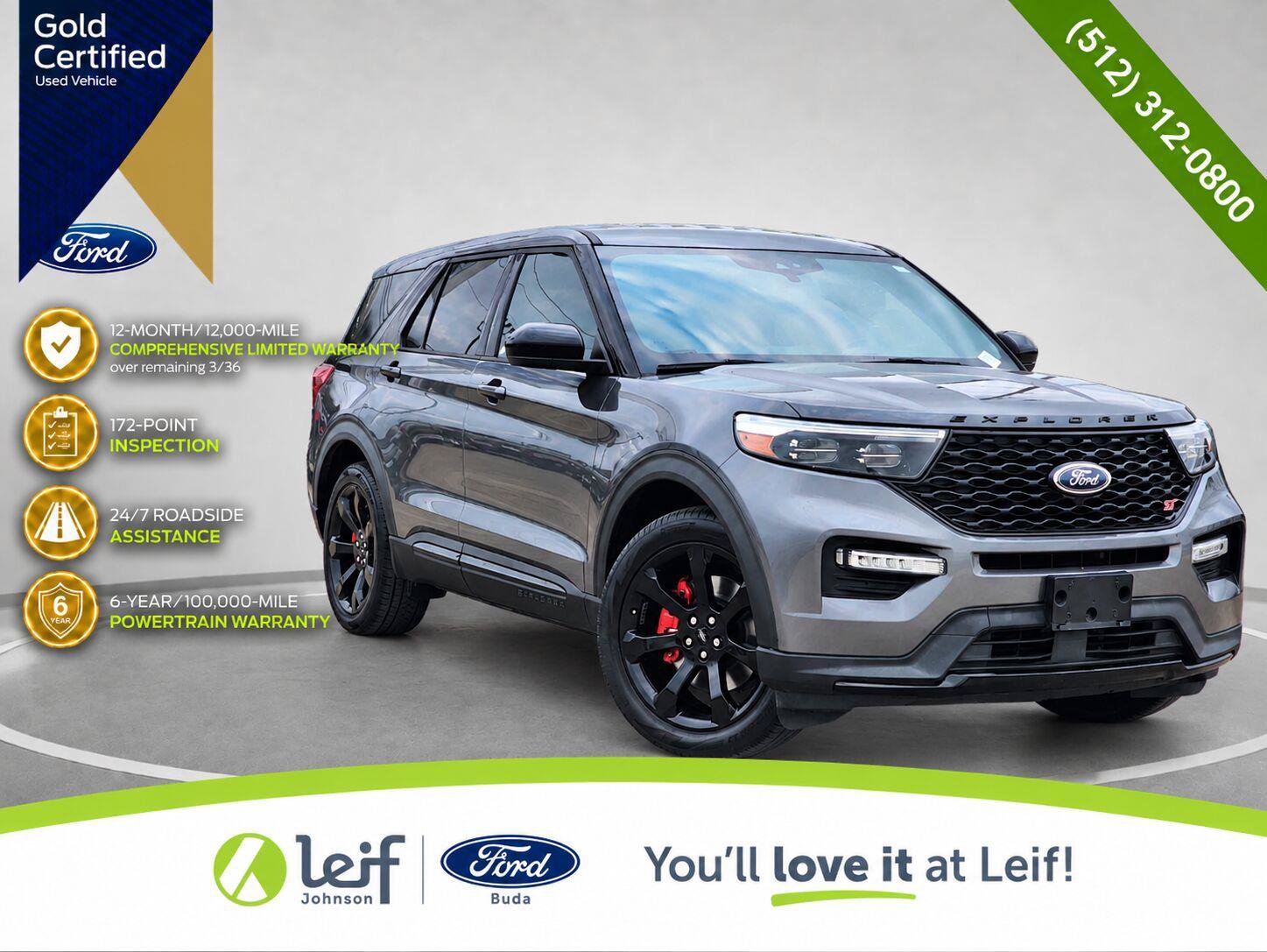 Certified 2022 Ford Explorer ST w/ ST Street Pack