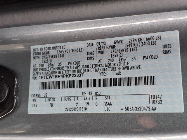 Certified 2023 Ford F150 XLT w/ Equipment Group 302A High image 27