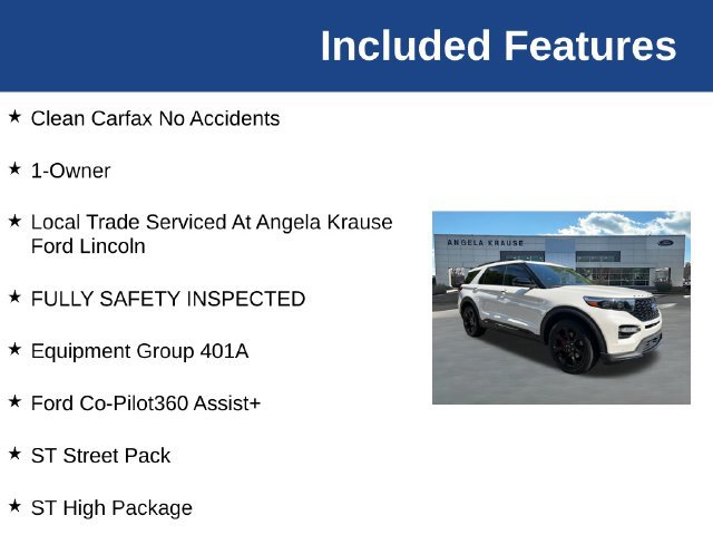 Certified 2023 Ford Explorer ST w/ Equipment Group 401A AWD/4WD image 5
