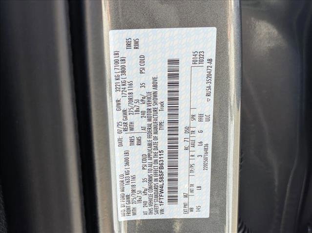 Certified 2025 Ford F150 Tremor w/ Bed Utility Package image 25