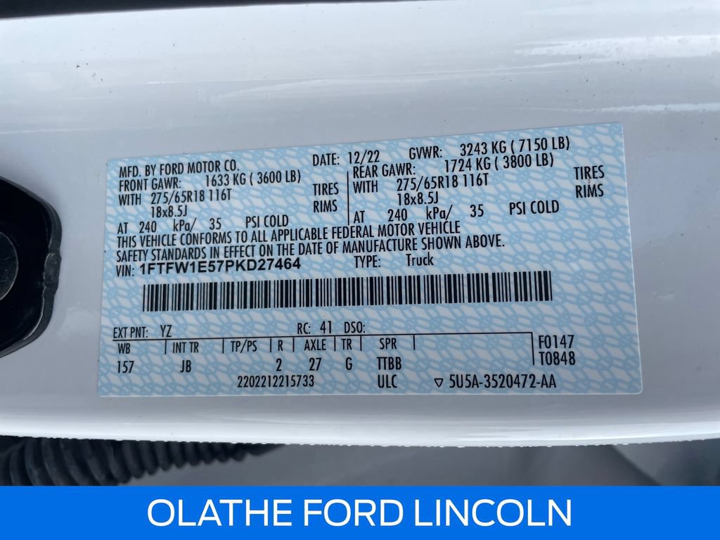 Certified 2023 Ford F150 XL w/ STX Appearance Package AWD/4WD image 23