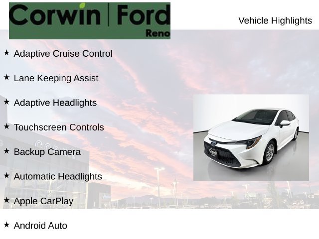 Used 2022 Toyota Corolla LE w/ Carpet Mat Package (TMS) FWD image 8