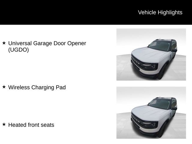Certified 2024 Ford Bronco Sport Outer Banks w/ Tech Package image 11