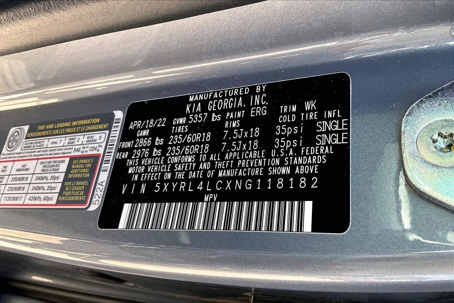 Used 2022 Kia Sorento S FWD image 33