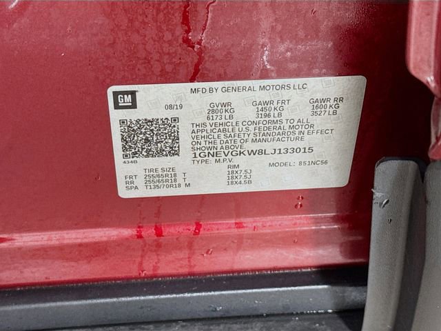 Used 2020 Chevrolet Traverse LT w/ LPO, Floor Liner Package image 33